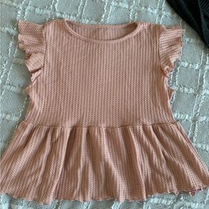 SHEIN pink/peach flattering blouse, medium